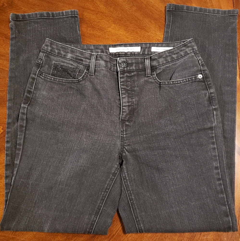Womens Jones New York Lexington Straight -Secret Slimming Features Size 12